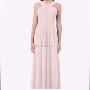 Bill Levkoff Bridesmaid Style 1218 Shell Pink- Size 2 NEW